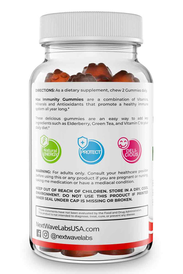 Next Wave Labs MaxImmunity Gummies 60 Gummies