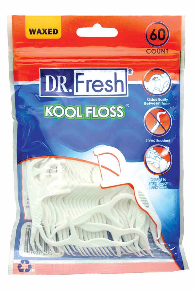 DR. Fresh Kool Floss Waxwd 60 Count