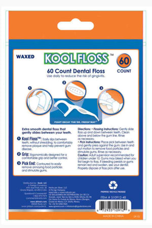 DR. Fresh Kool Floss Waxwd 60 Count