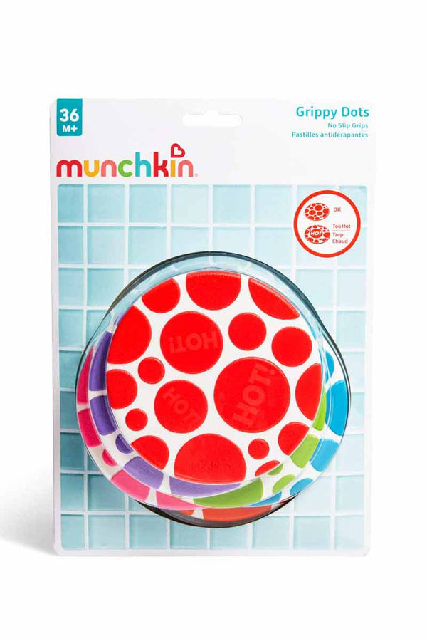 MUNCHKIN Grippy Dots Texturizados para la tina 6 unidades