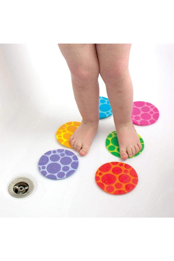 MUNCHKIN Grippy Dots Texturizados para la tina 6 unidades