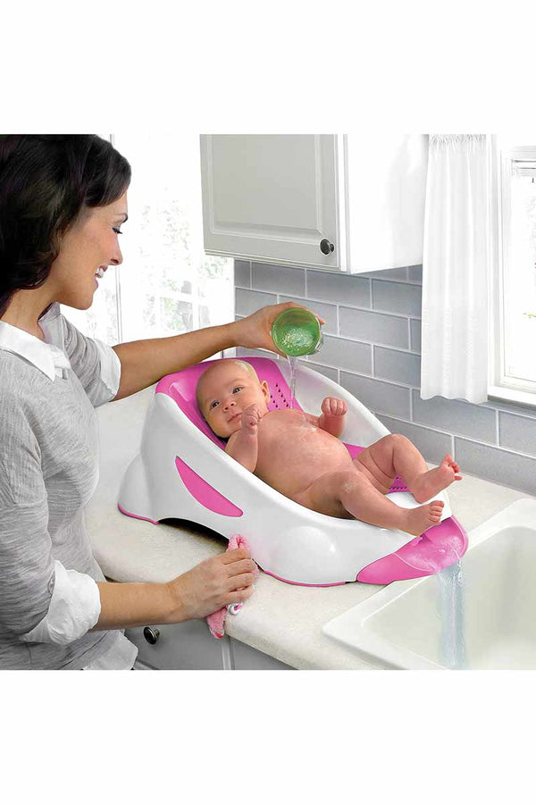 MUNCHKIN Bañera Clean Cradle Rosada