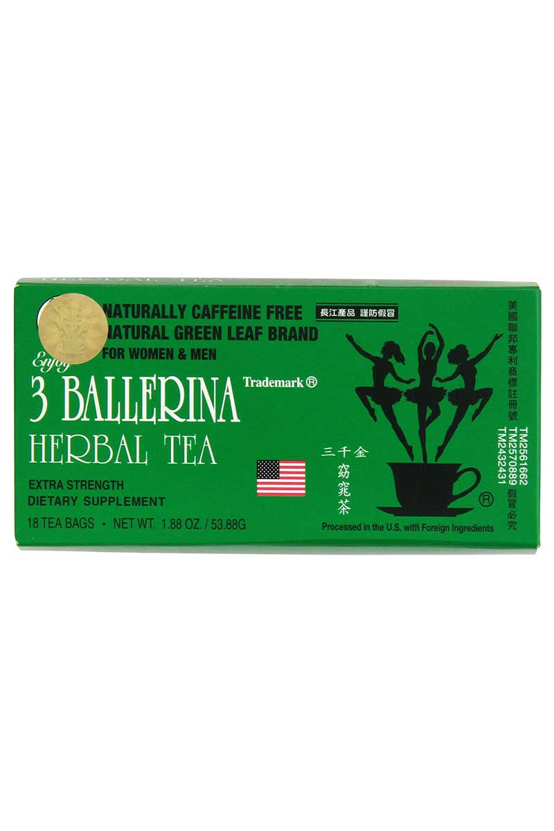 Herbal Tea 3 Ballerina Extra Strength 18 Bolsas De Te