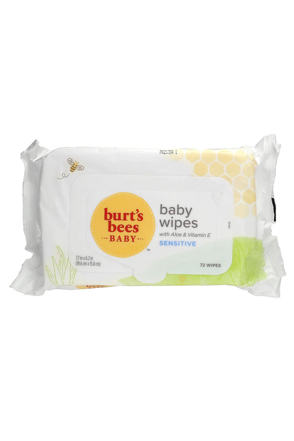 Burt's Bees Baby Wipes - Toallitas Humedas naturales sin Fragancia 72 Toallitas