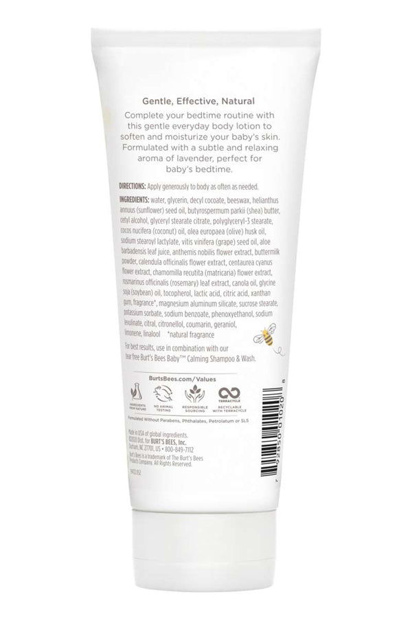 Burt's Bees Baby loción nutritiva calmante 6 oz