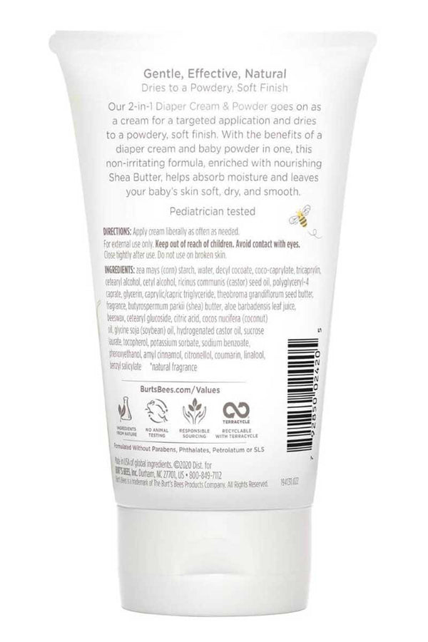 Burt's Bees Baby  crema y talco para pañales 4 oz