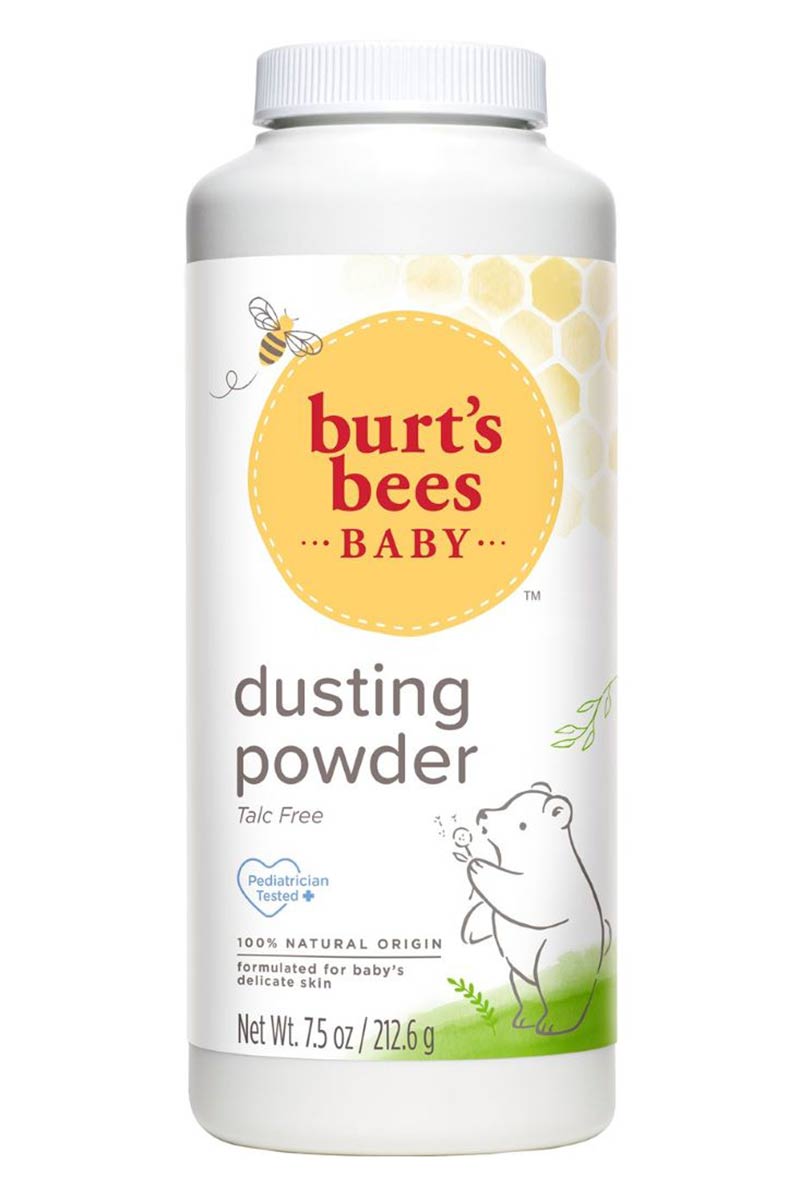 Burt's Bees Baby Polvo de bebé 100 % natural sin talco 7.5 onzas