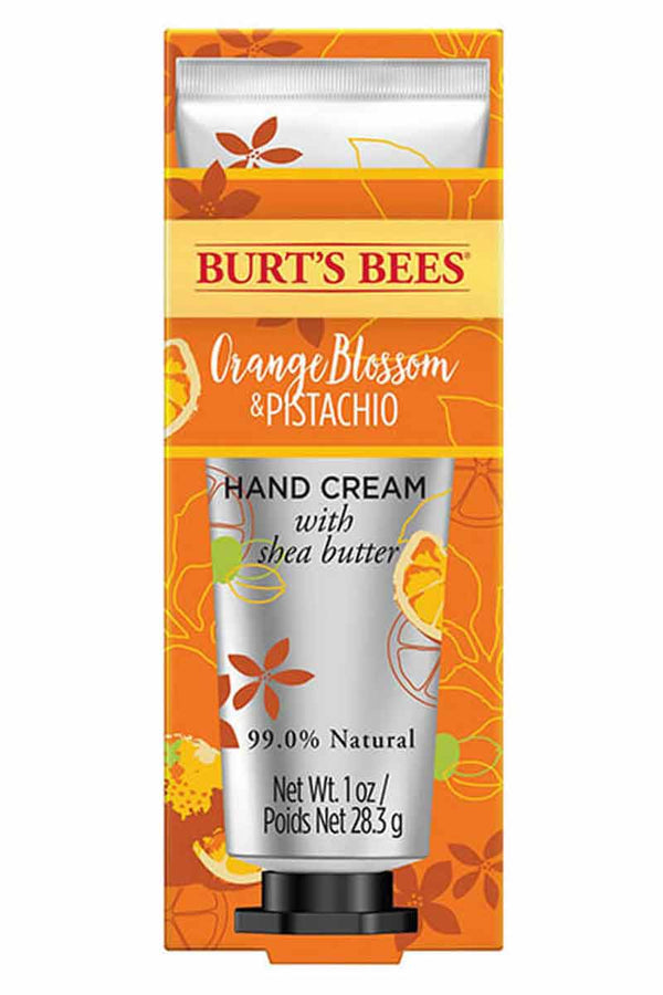 Burt's Bees crema de manos flor de naranja y pistacho 1 oz