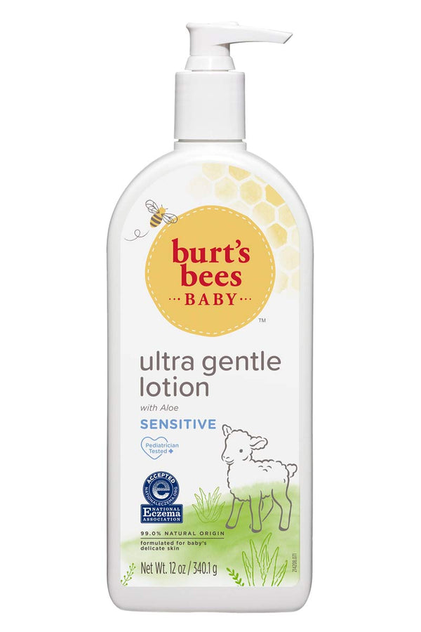 Burt's Bees Baby Loción ultra suave con aloe para piel sensible 12 oz