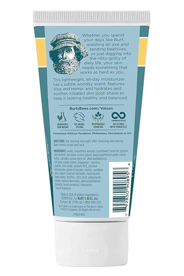 Burt's Bees Soothing - Hidratante calmante + después de afeitar 2.5 oz