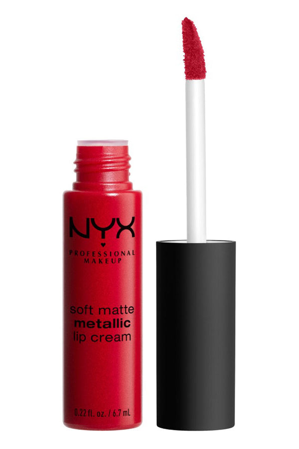 NYX Soft Matte Metallic Lip Cream - Pintalabios acabado metalizado