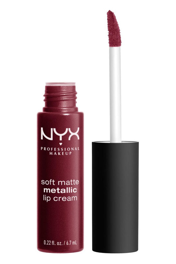 NYX Soft Matte Metallic Lip Cream - Pintalabios acabado metalizado