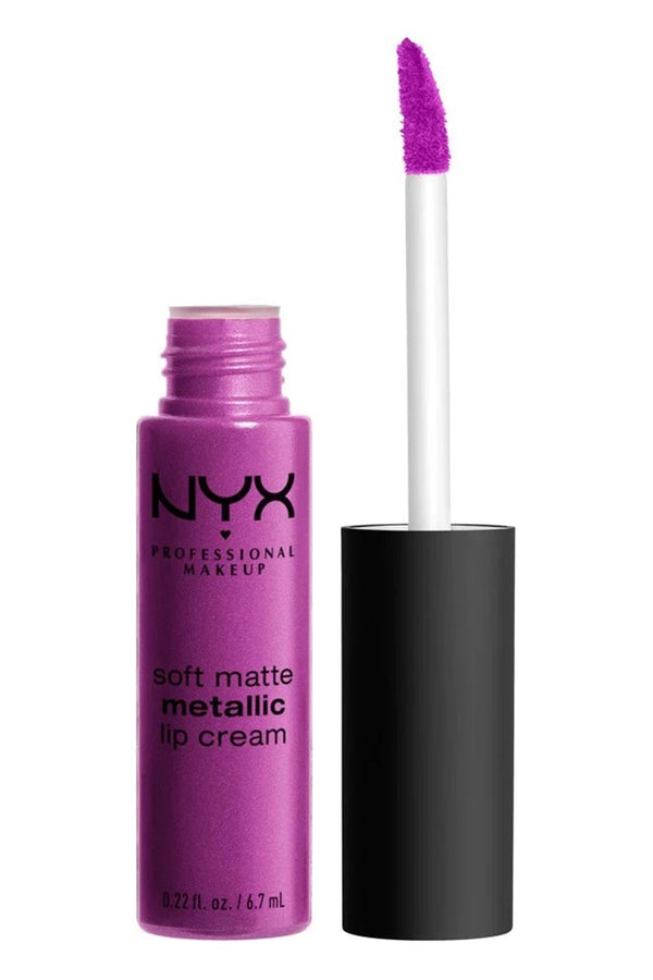 NYX Soft Matte Metallic Lip Cream - Pintalabios acabado metalizado