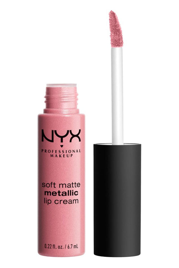 NYX Soft Matte Metallic Lip Cream - Pintalabios acabado metalizado