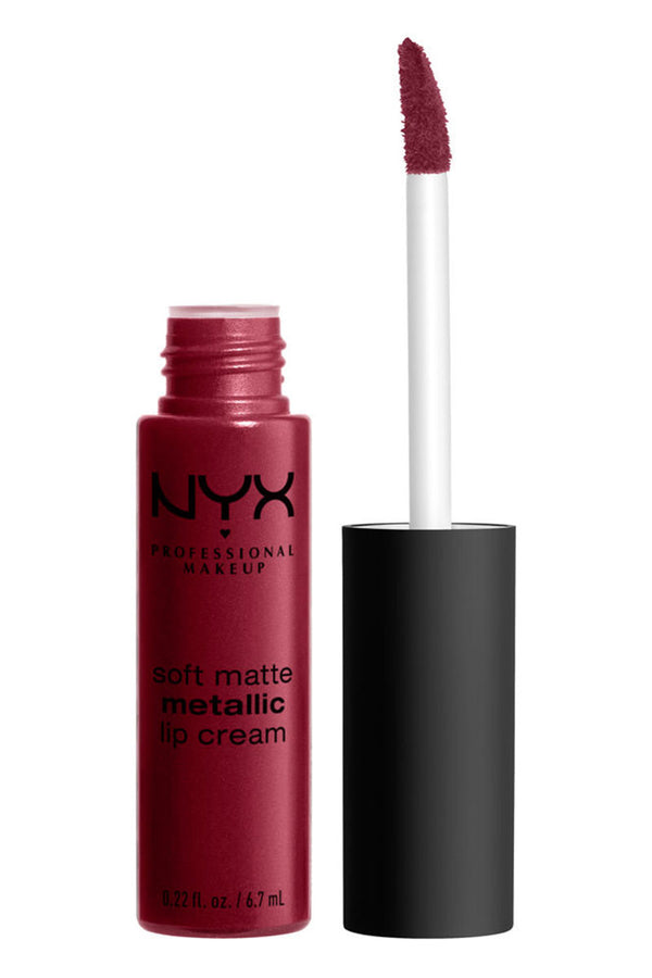 NYX Soft Matte Metallic Lip Cream - Pintalabios acabado metalizado