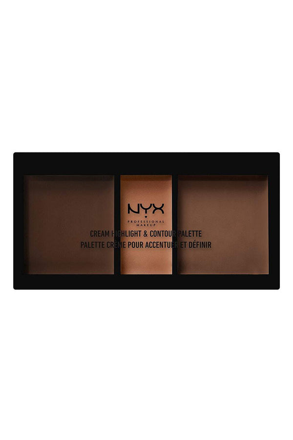 NYX CREAM HIGHLIGHT & CONTOUR PALETTE DEEP