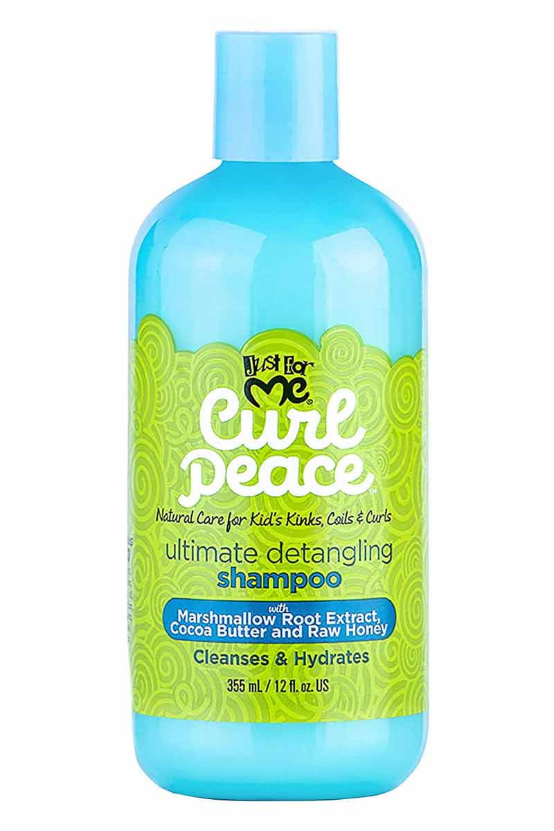 Just For Me Curl Peace Shampoo Para niños hidratante de rizos 355 ml