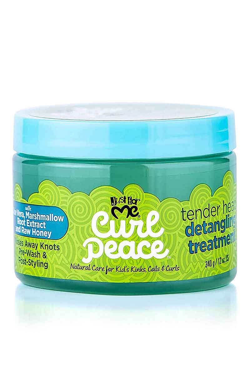 Just For Me Curl Peace Tender head Detangling - Pre Champú Tratamiento Para cabello rizado 12 oz