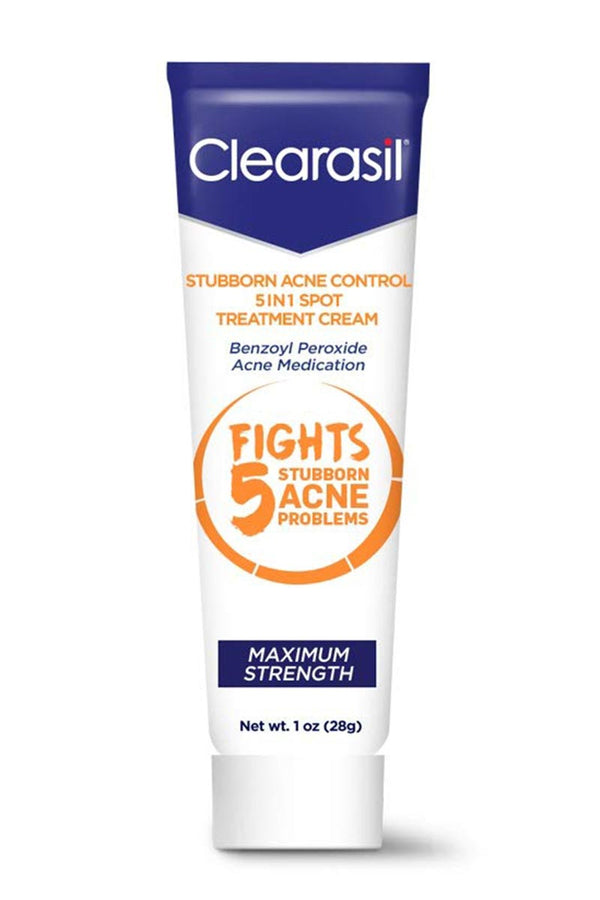 Clearasil Stubborn Acne Control - Tratamiento en crema que elimina el acné 28 g