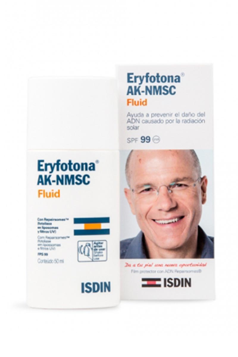 Isdin Eryfotona AK-NMSC Fluid SPF 99 - Previene y repara el daño actínico 50 ml