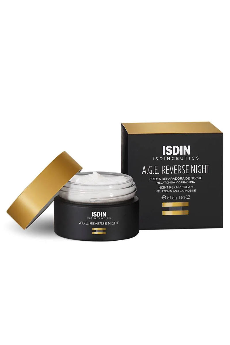 Isdin Isdinceutics A.G.E. Reverse Night - Crema reparadora de noche con Melatonina 50 ml
