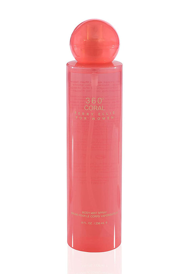 Perry Ellis 360° Coral Body Mist For Woman 236 ml