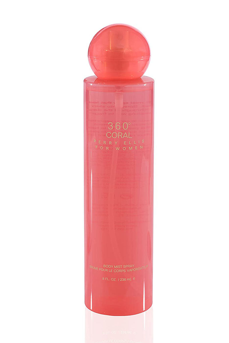 Perry Ellis 360° Coral Body Mist For Woman 236 ml
