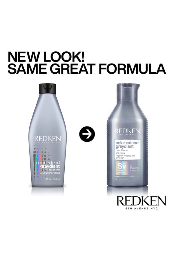 REDKEN Color Extend Graydiant Acondicionador para iluminar y tonificar el cabello gris y plata 300 ml