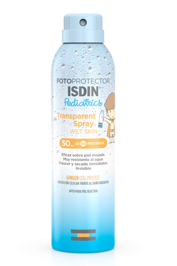 Isdin Fotoprotector Transparent Spray Wet Skin Pediatrics SPF 50 250 ml