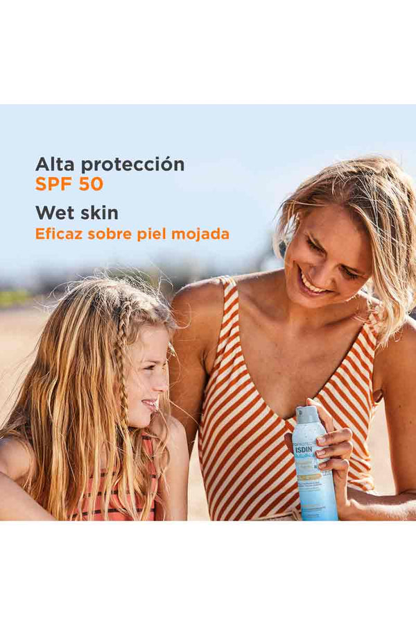 Isdin Fotoprotector Transparent Spray Wet Skin Pediatrics SPF 50 250 ml