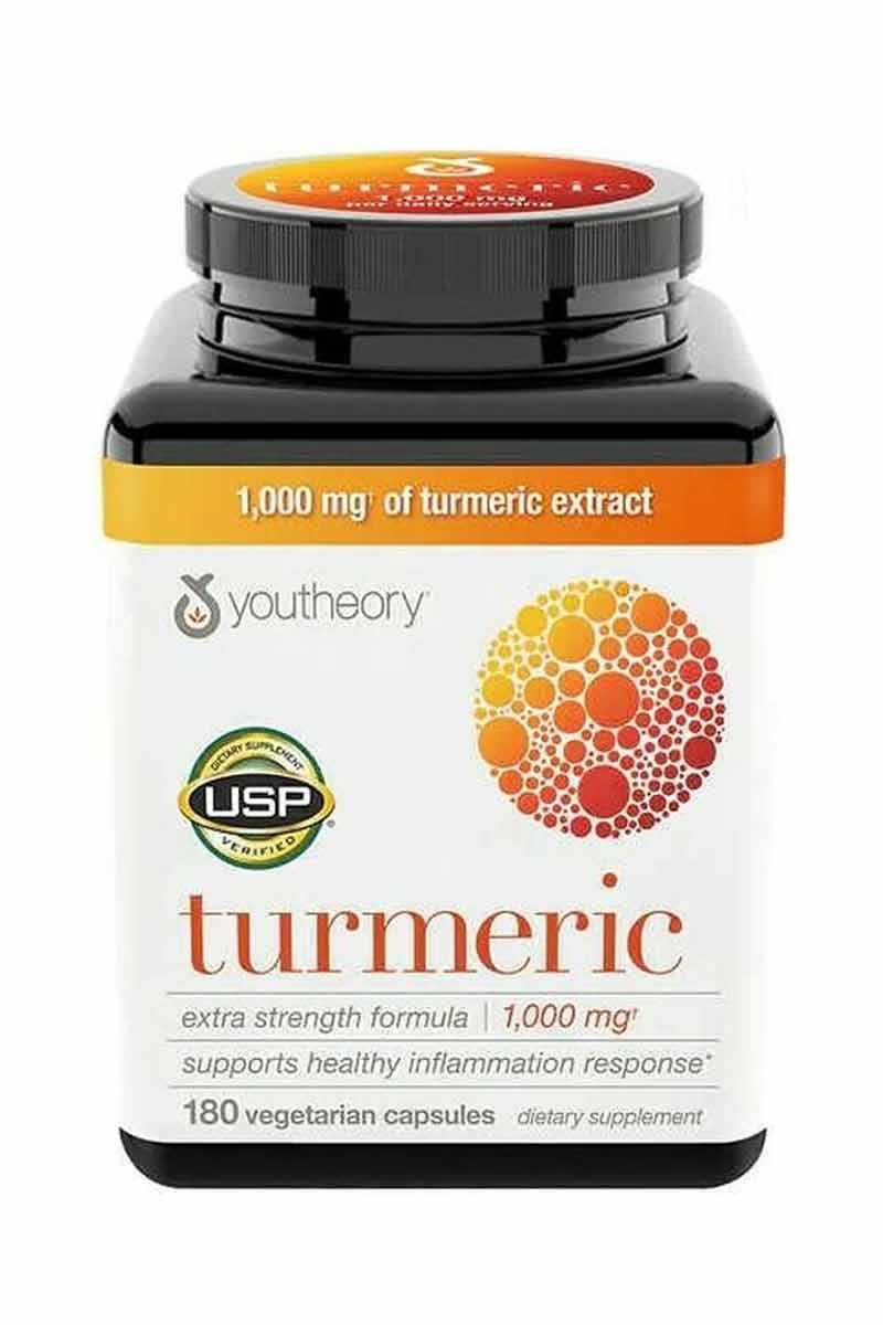 Youtheory Turmeric 1 000 mg 180 Capsulas