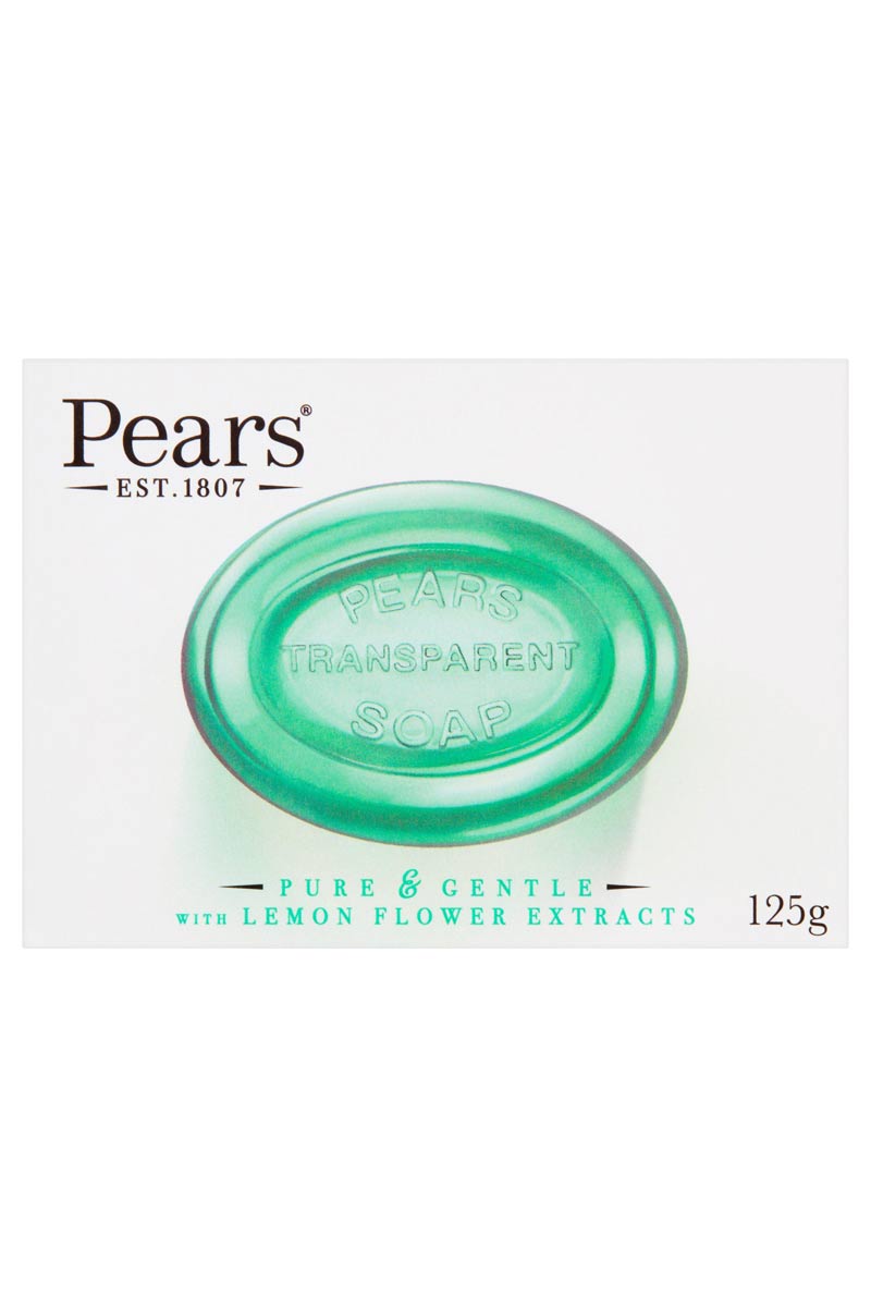 Pears Jabón Transparente De Aceite De Peras Con Extracto De Flor De Limón 4.4 oz