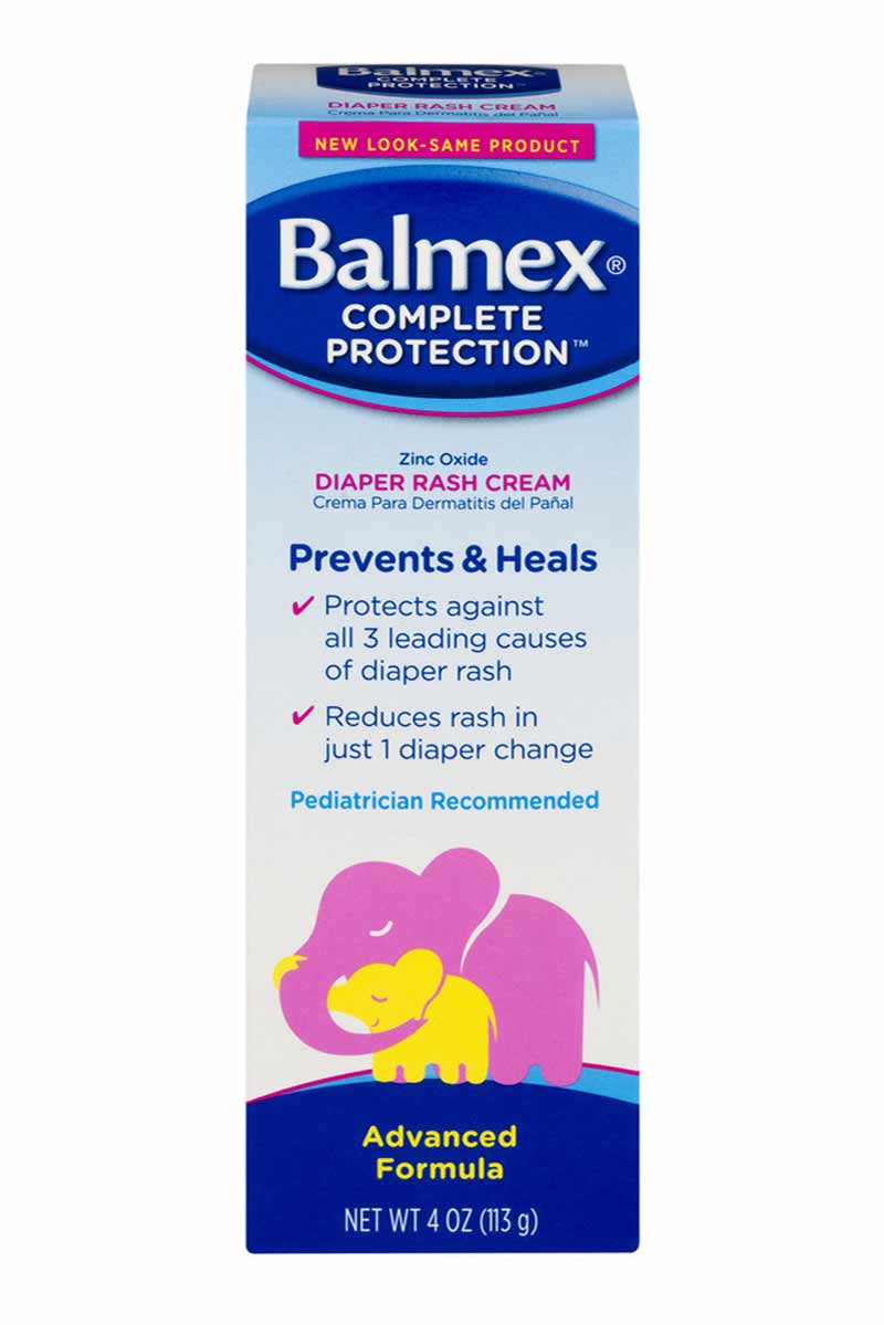 Balmex Crema Para La Dermatitis Del Pañal Protección Completa 4 oz