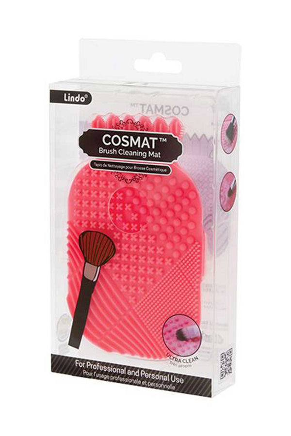 Lindo CosMat Pink Almohadilla De Limpieza Para Brochas De Maquillaje