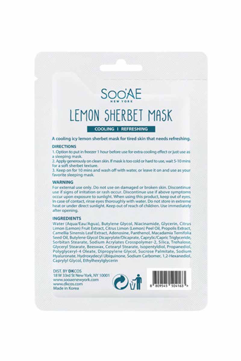 SOOAE Lemon Sherbet Mask 15 ml