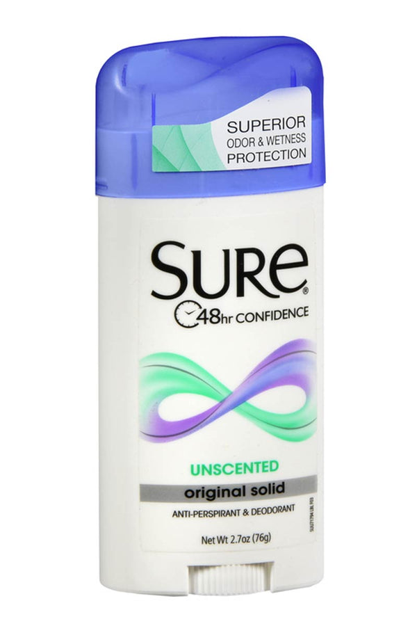 Sure Unscented Original Solid 2.7 oz