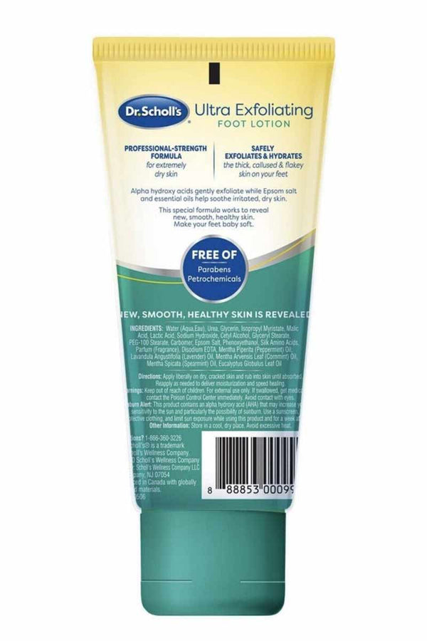 Dr.Scholl's Ultra Exfoliating Foot Lotion 103 ml - Locion Ultra Exfoliante para los pies 103 ml