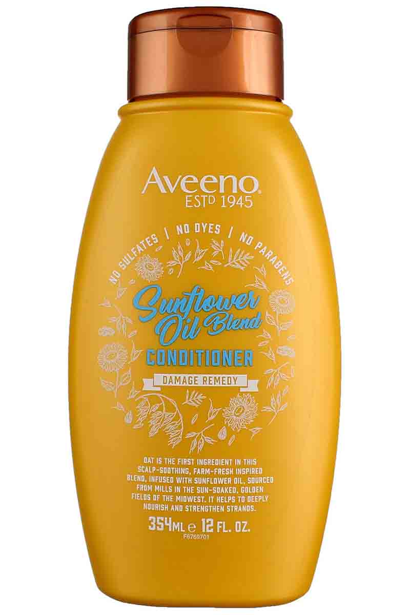 Aveeno Sunflower Oil Blend Conditioner - Acondicionador para cabellos secos 354 ml