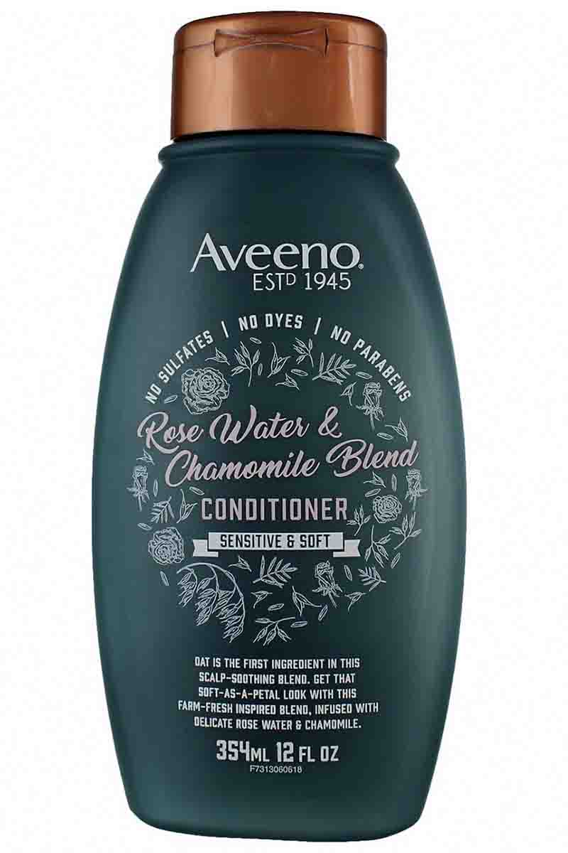 Aveeno Rose Water & Chamomile Blend Conditioner - Acondicionador con mezcla de agua de rosas y manzanilla 354 ml